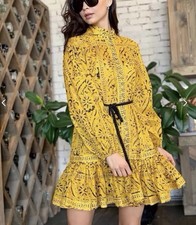 Zimmermann Lulu Mustard Dress