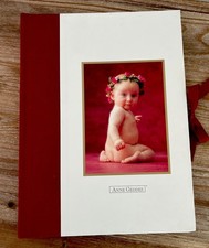 Vintage ANNE GEDDES "Plum Garland" Photo Album Baby Memory Book Scrapbook 1997
