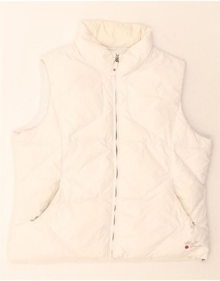Think Pink Damen wattierte Weste UK 18 XL weiß DC10