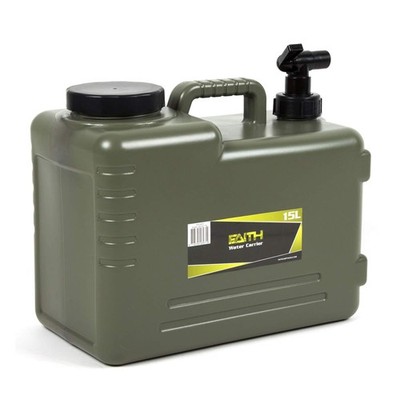 FAITH Wasserkanister HDPE Fatbox 15L Liter mit Hahn Camping Wassertank Behälter