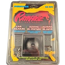 Audiovox Rampage Car Alarm Vintage Model AA-939 Quick Installation Kit