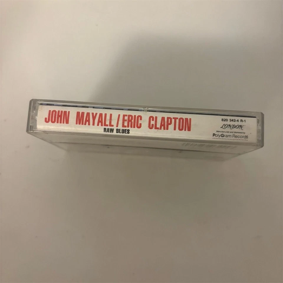 Raw Blues Cassette Tape John Mayall Eric Clapton Otis Spann Green - Imagem 3 de 4