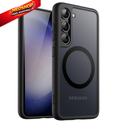 JETech Magnetic Case for Samsung Galaxy S23 5G 6.1-Inch, Compatible Black 