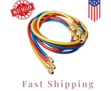 Yellow Jacket 29986 Plus Ii 14 Hose With Compact Ball Valve 72 Pack Of 3