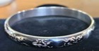 Sterling 925: Vintage; Estate Sterling Silver Siam Bangle Womens Bracelet 14.07g — photo 7