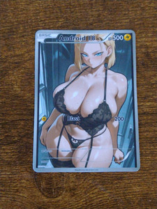 Beautiful Waifu Card - Android 18 - Goddess Custom ACG DIY Fan Art Card