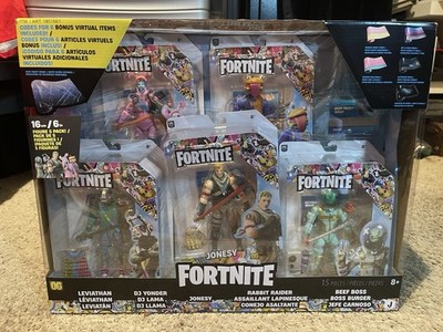 FORTNITE 6in Action Figure 5 Pack + 6 Code Costco Exclusive Box Sealed 2025