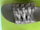 Clarks Black Leather Strappy Slide-On Sandals, Women’s Casual, Size 9M — photo 5