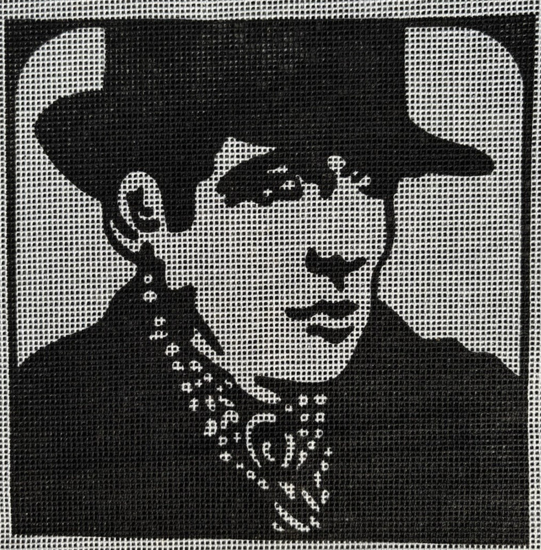 "Bogart" Printed Needlepoint Canvas