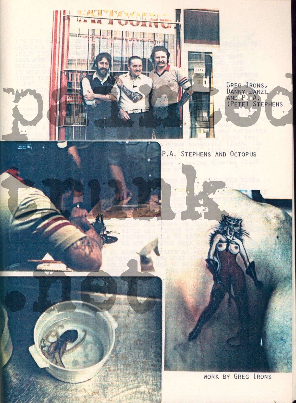 vintage original may 1982 greg irons tattoo life needlepoint mag photo seattle - product detail image 3