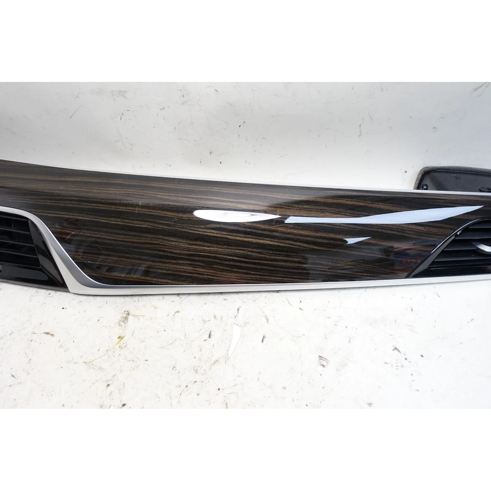 Salpicadero delantero de fábrica BMW G30 serie 5 F90 17-23 moldura de madera línea fina canto fabricante de equipos originales Foto 4 de 4