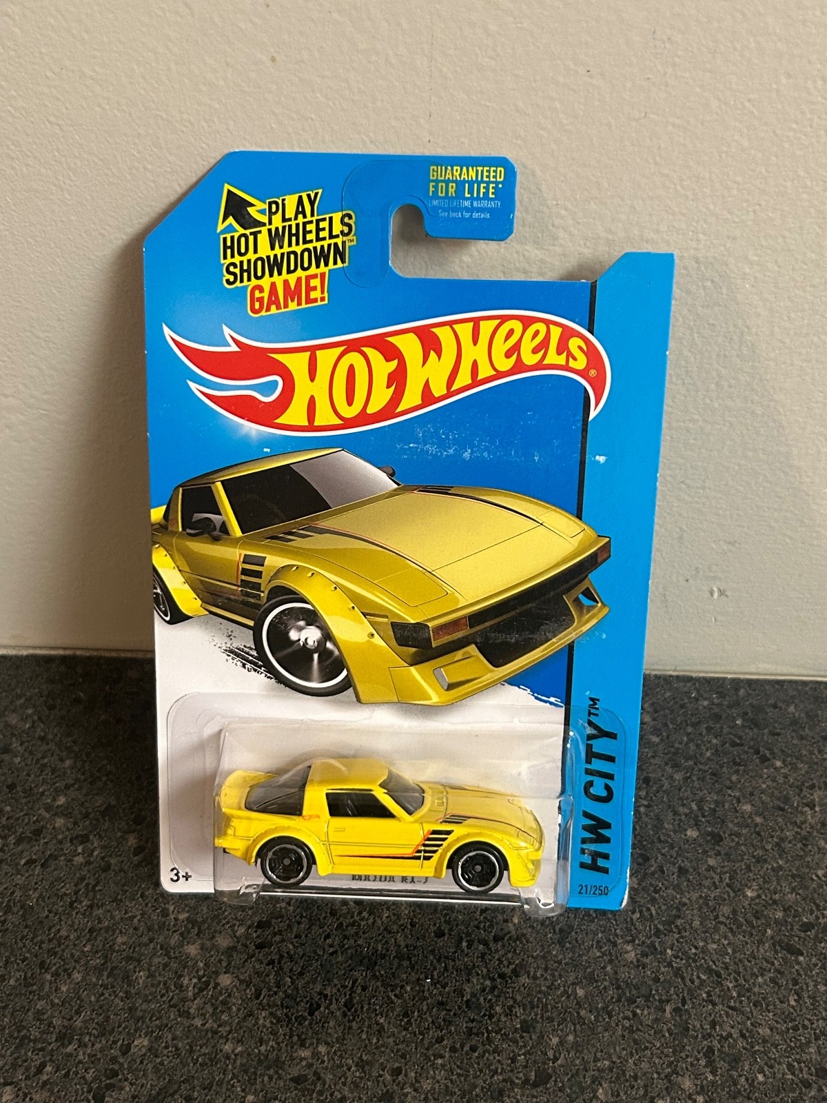 *Bad Card* Mazda RX-7 - Hot Wheels 2014 Nightburnerz
