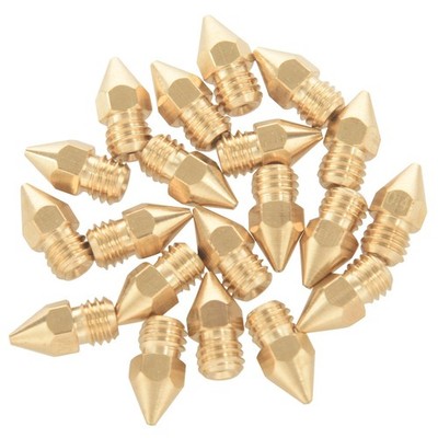 20 PCS 3D Printer Nozzle 0.4mm MK8 Extruder Head for  Cr10 A8D39604