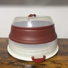 Prepworks Progressive Collapsible Cupcake Cake Carrier Snaplock Closure Handle