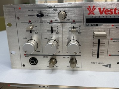 Vestax PMC-250 DJ Mixer Linear Faders Configuration + OEM DF-250