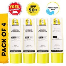 4X SunScoop 3 Niacinamide Fluid Sunscreen SPF 50 Reduces Pigmentation 45ml 