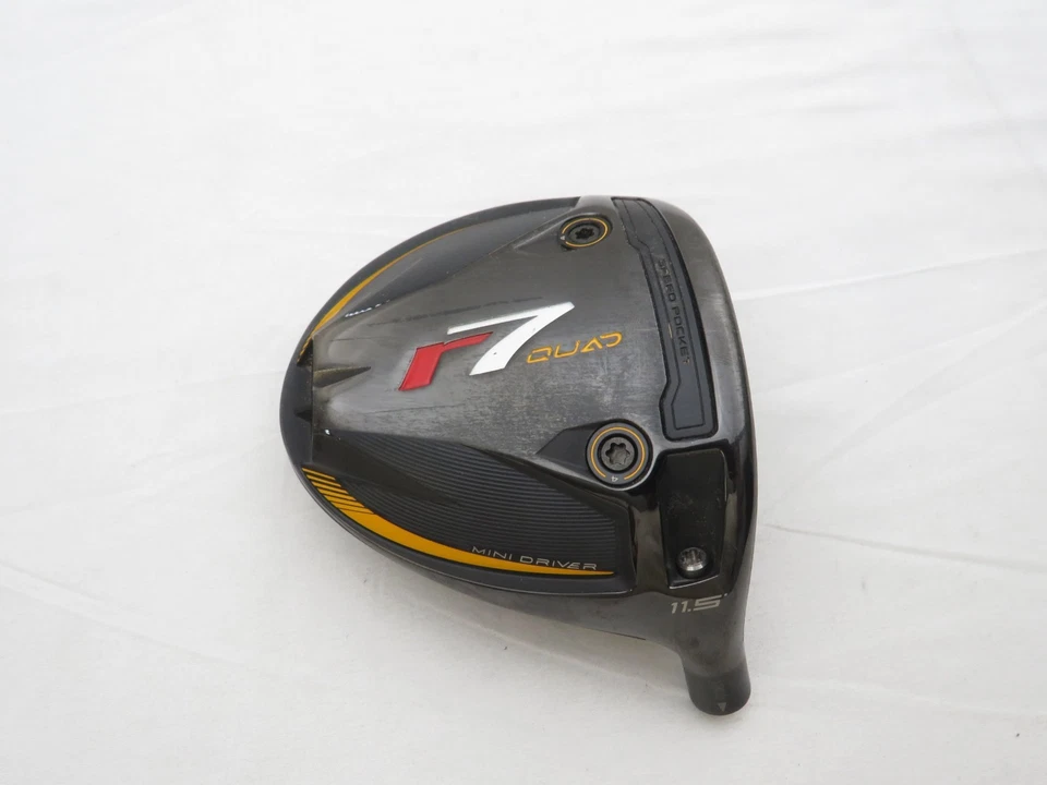 Used TaylorMade R7 Quad Mini Driver 11.5* Driver Head Only + HC Quad - Image 2 of 4
