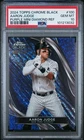 2024 Topps Chrome Black - Aaron Judge #100 Purple Mini-Diamond Refractor /150