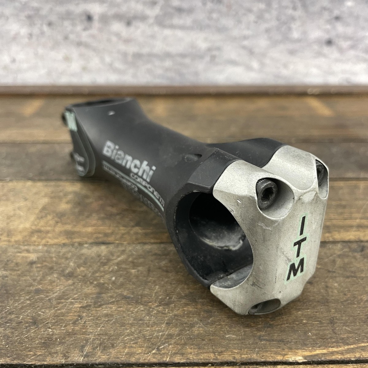 Vintage ITM Bianchi Celeste Bike Stem 31.8 110mm Threadless CNC | eBay
