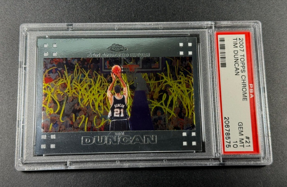 2006 Topps Chrome Tim Duncan #2