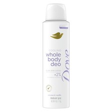 Dove Whole Body Deo Aluminum Free Invisible Spray 4 Ounce Pack of 1 
