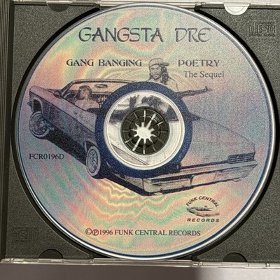 Gangsta Dre - Gang Banging Poetry The Sequel CD 1996 Funk Central Records OOP