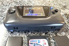 Sega Game Gear - Works, Recapped, New LCD Screen, Clean Shell, USB-C Setup +more