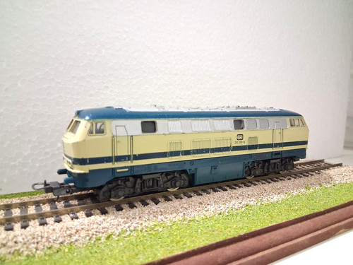 lima locomotiva diesel  DB 218 218-6 scala h0 351801 | Condition: Usato