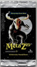 EMPTY Wrapper Meta Zoo Cryptic Nation Night Fall 1st Edition Art Black