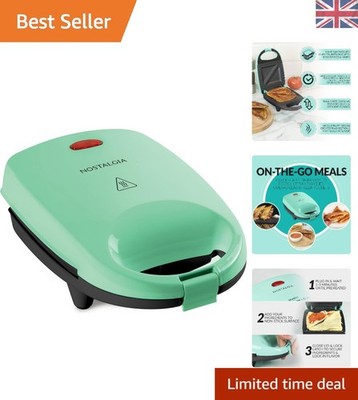 Leichter MyMini Personal Sandwich-Grillplatte: mühelose Mahlzeiten in Mintgrün