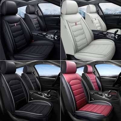 Seat Covers For Chevy/Subaru,Waterproof Faux Leather Seat Cushion (2 Seats)
