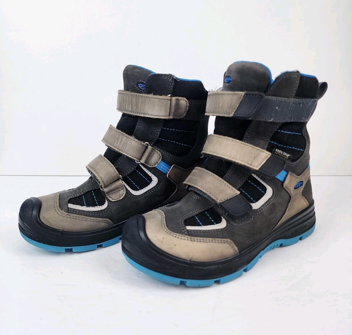 STIVALI INVERNALI IMPERMEABILI KEEN REDWOOD GIOVANILI TAGLIA 3 colore grigio abbronzatura RAVEN MAGNET