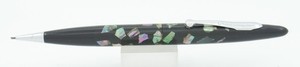 Sheaffer Balance Jr Black & Abalone w/Chrome Trim 0.9mm Pencil - 1937-39