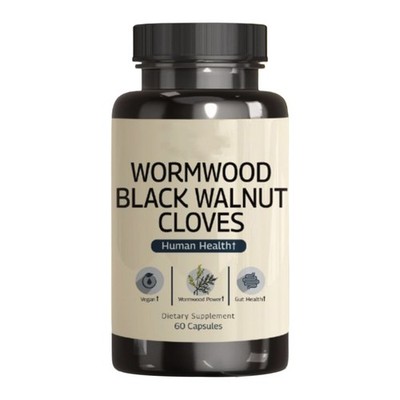 Wormwood Black Walnut And Clove Detox Cleanse For Humans Bowel Guard Lab Tested