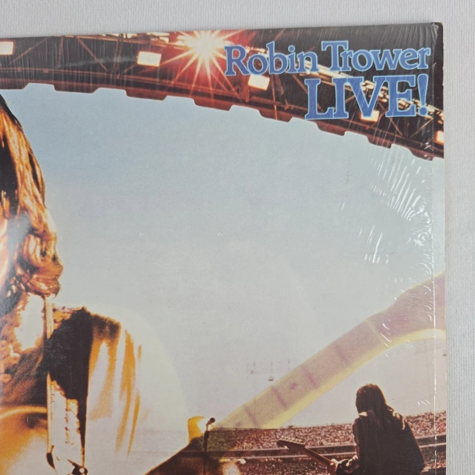 Robin Trower - Live! - 1976 Vinyl LP - CHR-1089 - Sleeve Still In Shrink Wrap Foto 3 de 4