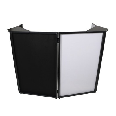 Pro X 4 Panel DJ Facade MK3 with Corner Shelves + Blk/Wht Scrims & carry bag