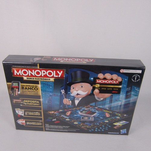 Monopoly Game Banco Electronico Hasbro Electronic ( Spanish Edition ) Brand NEW - Picture 2 of 4