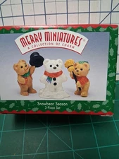 Hallmark Merry Miniatures Snowbear Season A3
