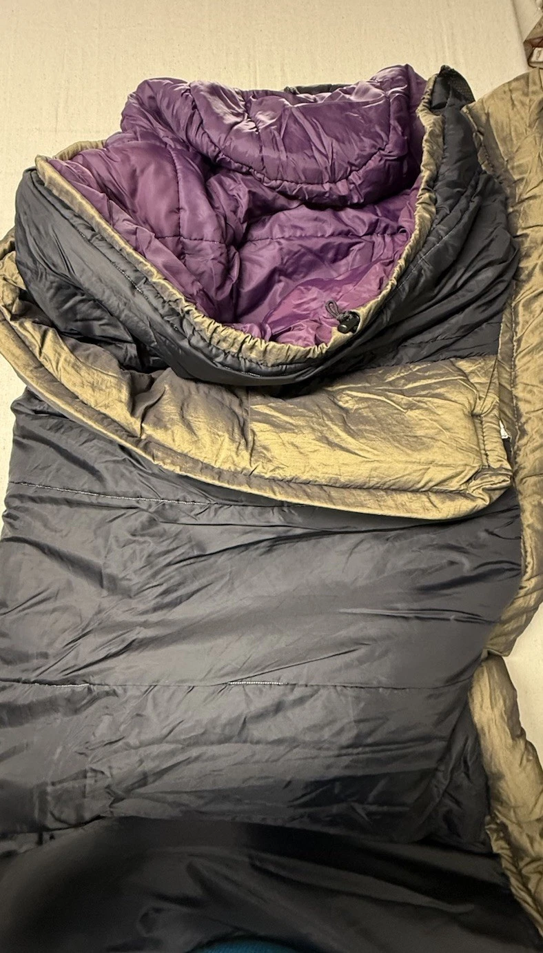 Coleman PEAK 1 Mummy 20° Polyester Filled Sleeping Bag 85” Long Made In USA