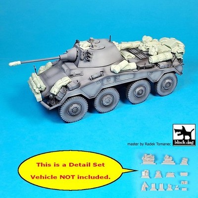 Black Dog 1/35 Stowage & Accessories for Sd.Kfz.234/2 Puma WWII
