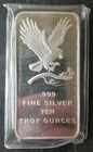 SilverTowne 10oz Silver Eagle Bar in a Plastic Envelope