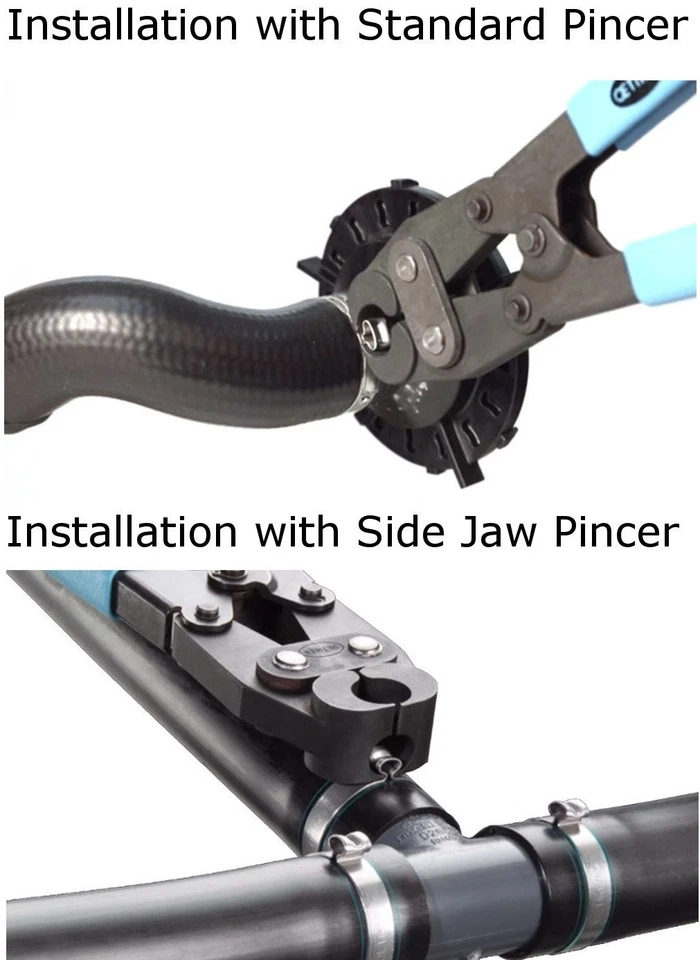 Braçadeiras Oetiker de 1 orelha sem aço inoxidável – Mangueira automática/marinha – Vários tamanhos - Imagem 4 de 4