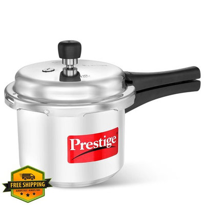 #ad Prestige 3L Pressure Cooker Silver Aluminum $53.63