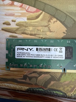 PNY 8GB DDR3 1600 PC3-12800 Memory (64D0JKHHJ) 