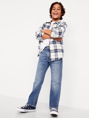 NEU Old Navy Denim Jeans Jungen Größe 14 schmal blau gerades Bein integriert Flex - Bild 3 von 7