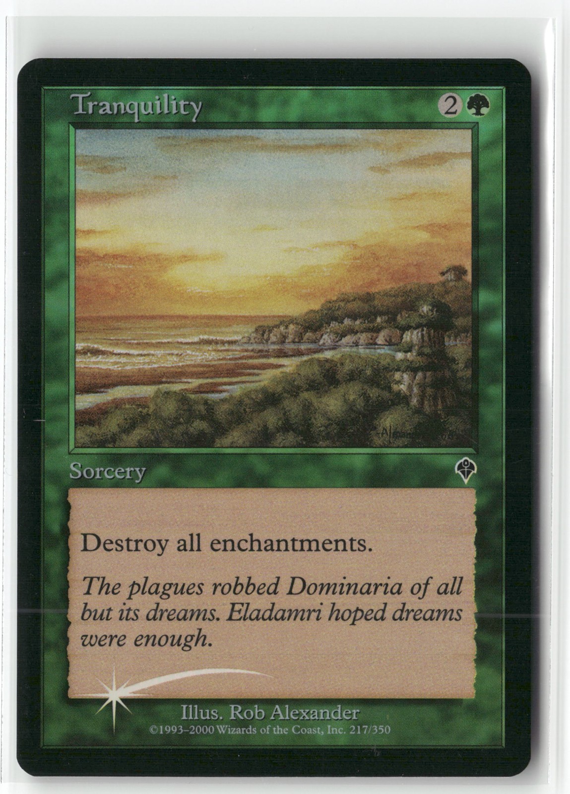 Tranquility Invasion Foil NM MTG Magic The Gathering