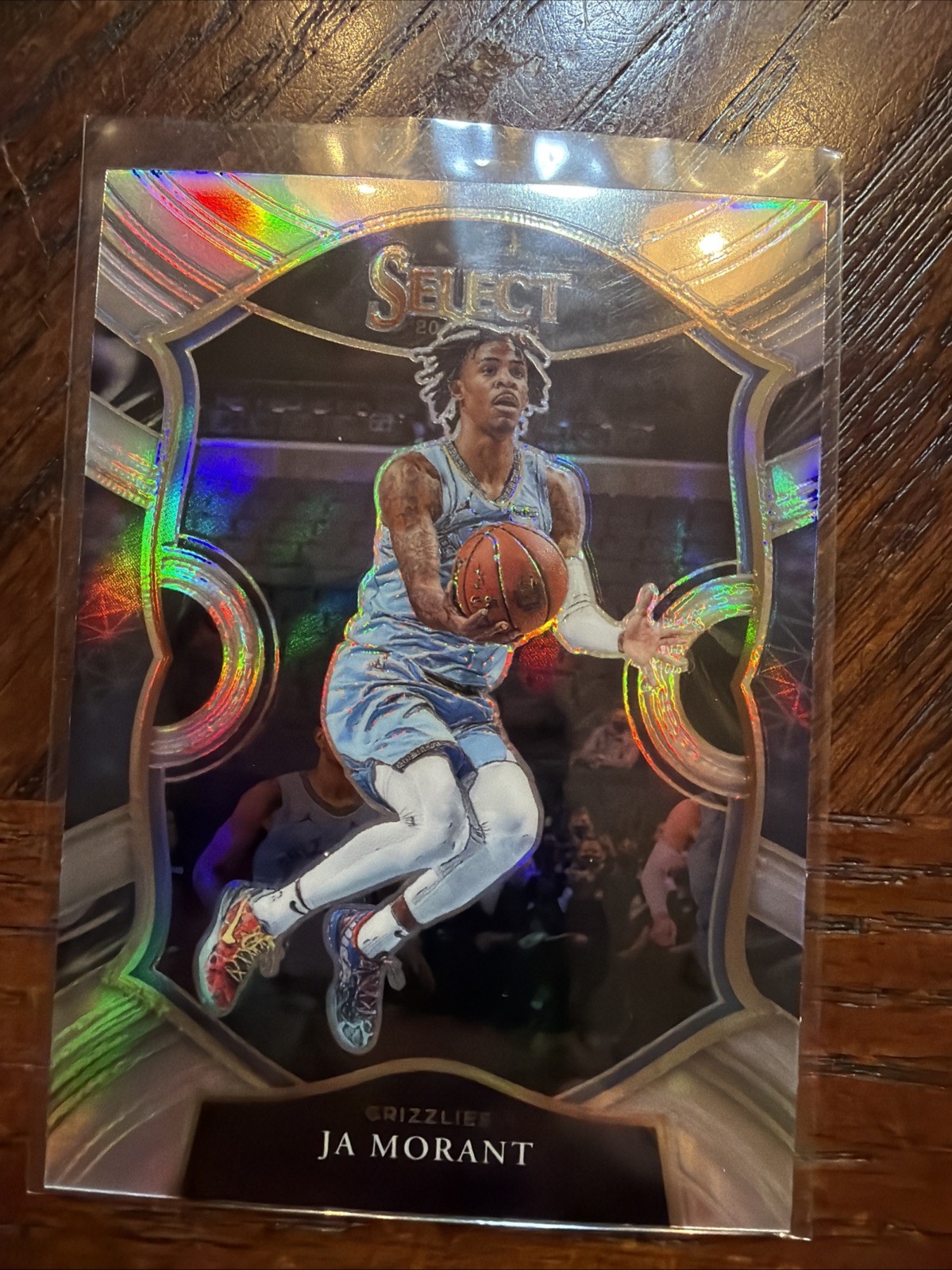 2020-21 Panini Select - Concourse Ja Morant #60 Silver Prizm