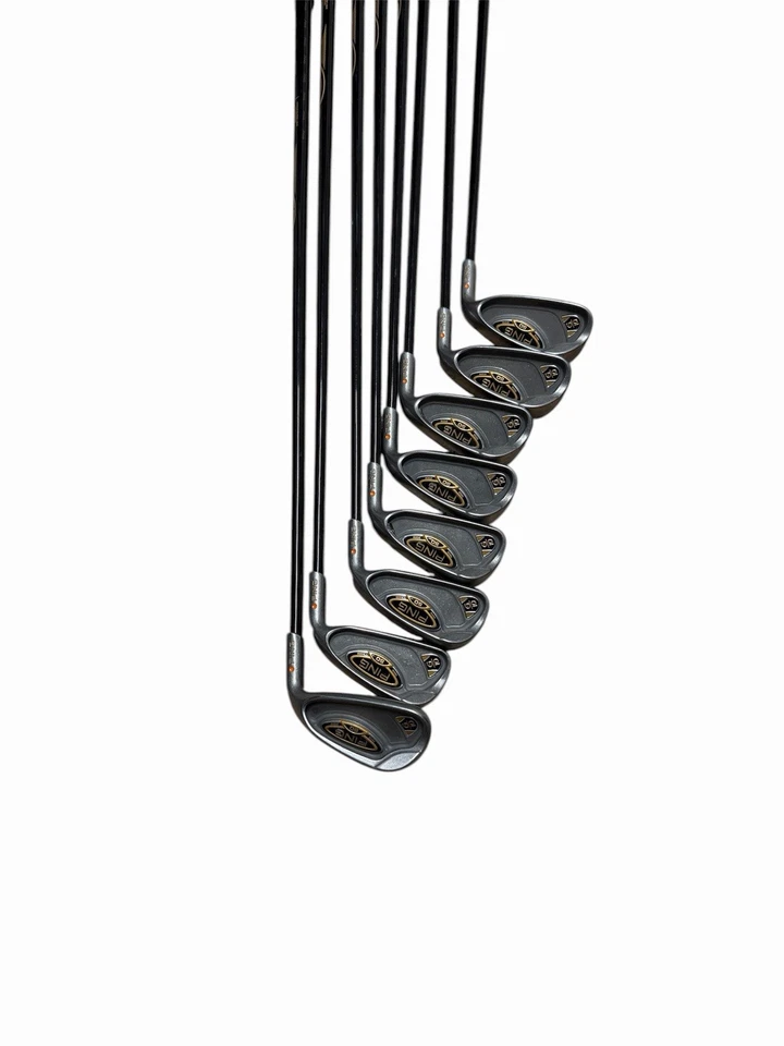 Juego de Plancha Ping G10 W-9 Punto Naranja Regular Flex Acero Hombre Derecha Excelente Estado Foto 2 de 4