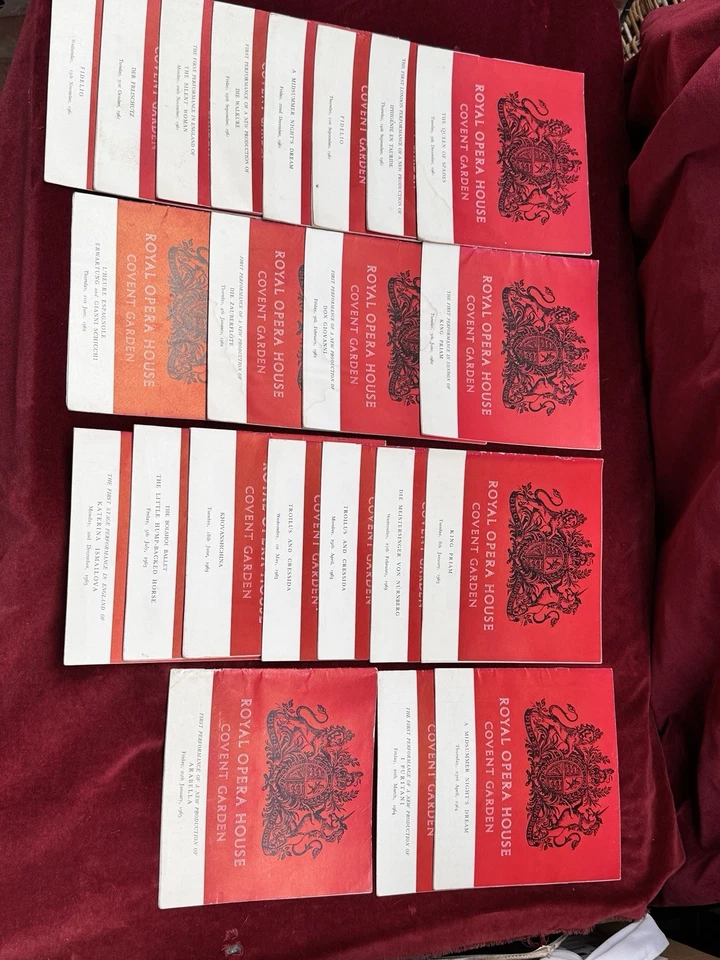 1961-1965  Royal Opera House Covent Garden performance brochures  x22  - Image 3 of 4