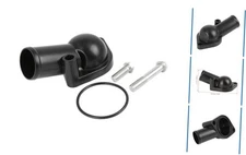 Black Car Water Neck Thermostat Housing 15 Degree for SBC BBC for Chevy 265 